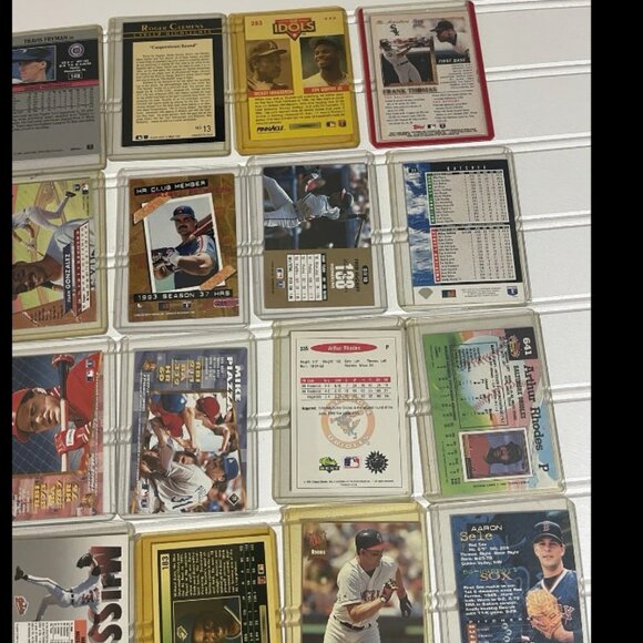 Lot of 30 baseball cards Thomas, Clemens, Fryman, Piazza, McGriff, Palmeiro, - Picture 8 of 12